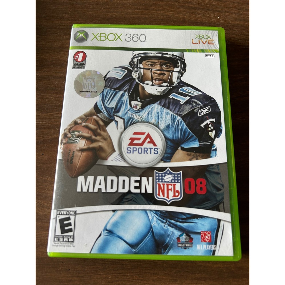 Madden NFL 08 Xbox 360 Game Complete Football EA Sports Video Game